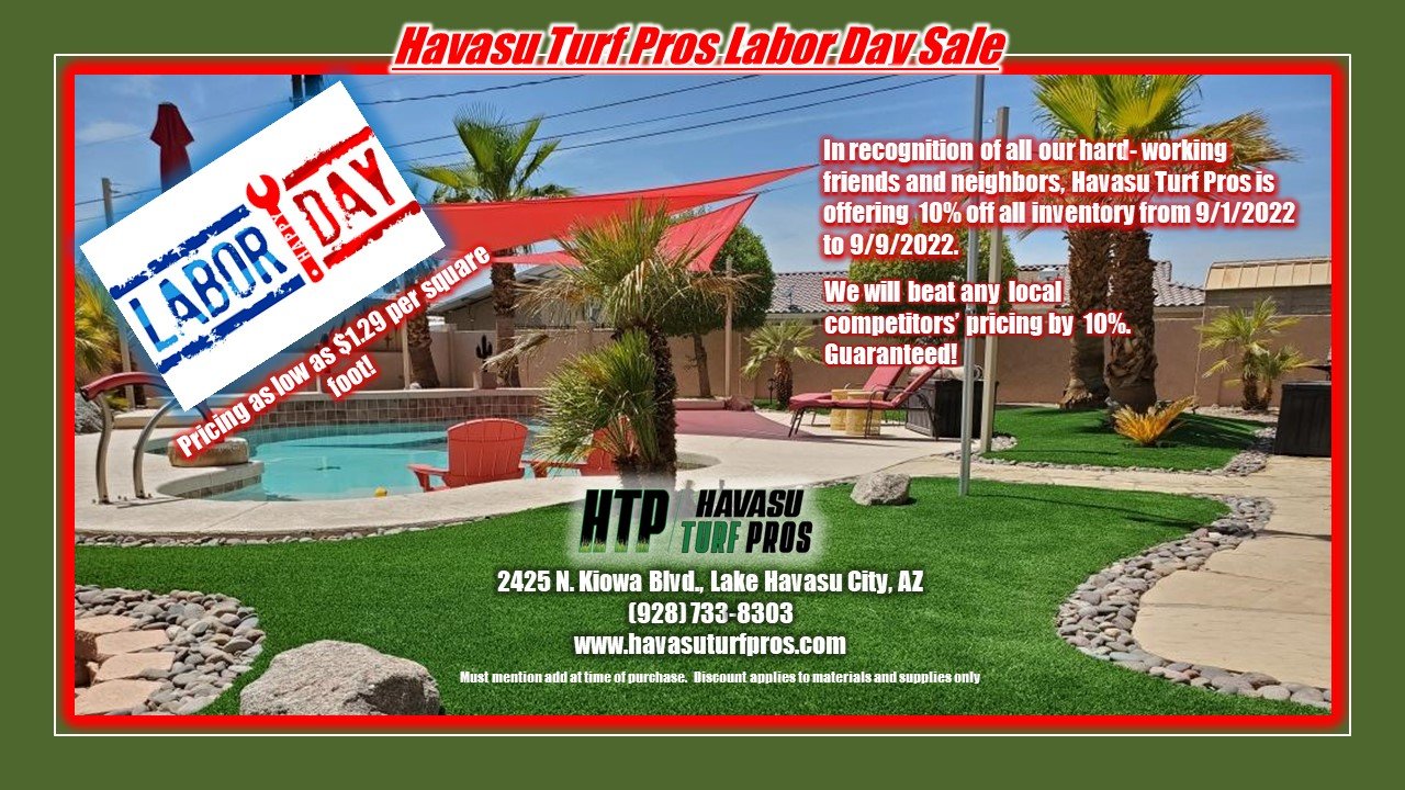 labor day turf special